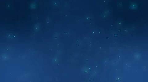 Blue background with hundreds of small colored flying particles Vidéo 46211439