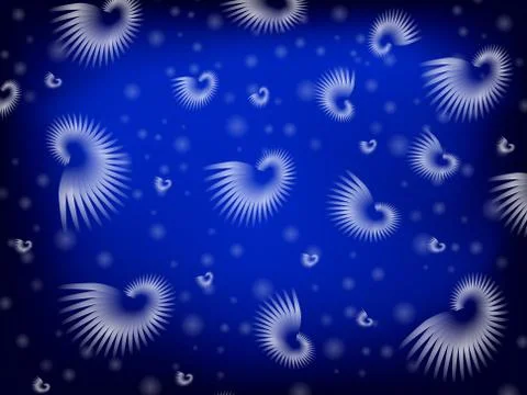 Blue background Stock Illustration