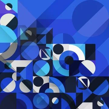 Blue-background Stock Illustration