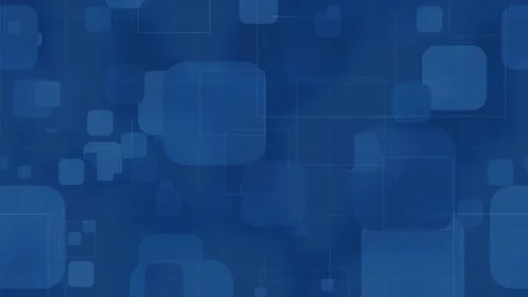 Blue background with layered rounded rectangles and subtle grid patterns Stock Footage 345375586