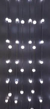 Blue background light bulb line Stock Photos