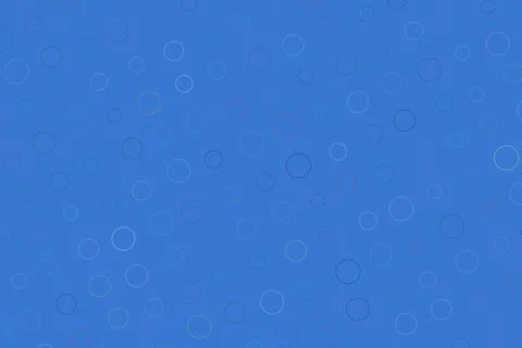 Blue background with light circles pattern for design Stock Illustration