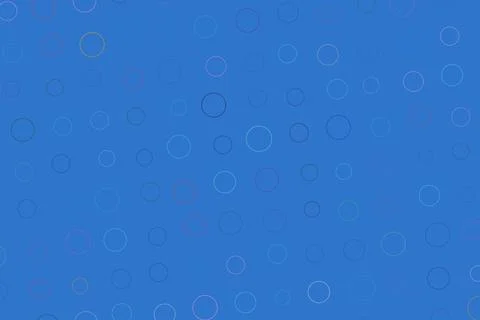 Blue background with light circles pattern for design Stock Photos