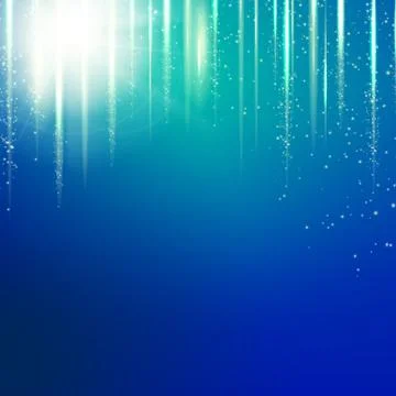 Blue background with light effect. illustration. Illustrazione stock