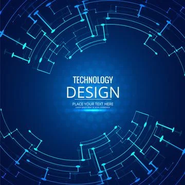 Blue-background-lines-spiral Stock Illustration