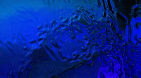 Blue background with liquid textures. Beautiful wavy abstraction.  Stock Illustration