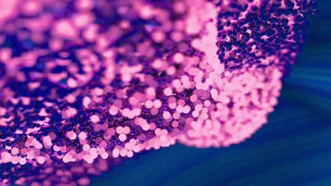 Blue background with lots of light spots Stock Footage 283362351