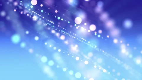A Blue Background With Many Circles And Stars Stock Footage 329545505