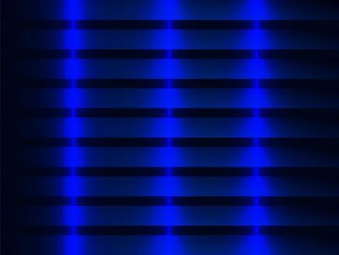 A blue background with many lights effect of windows Stock Illustration