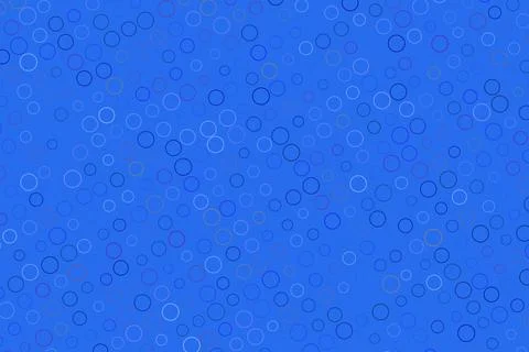 Blue background with many small circles and squares Stock Illustration