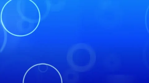 Blue background with outlines of circles - animation motion video loop Stock Footage 67638054