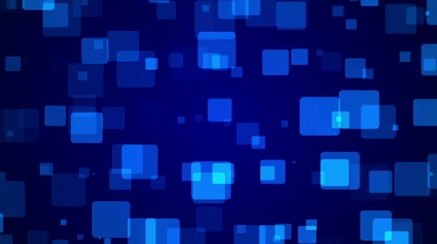 Blue background, particle square, loop Stock Footage 44214032