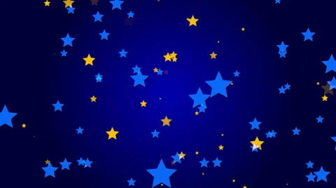 Blue background, particle star, loop Stock Footage 50377043