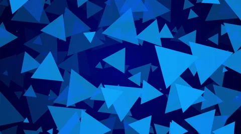 Blue background, particle triangle, loop Stock Footage 44214297