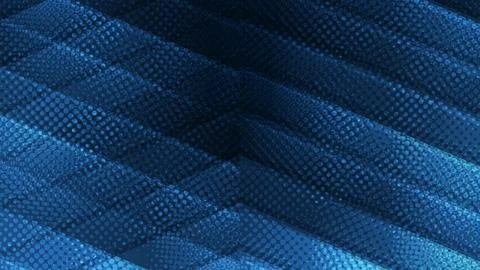 A blue background with a pattern of squares and dots Stock Illustration