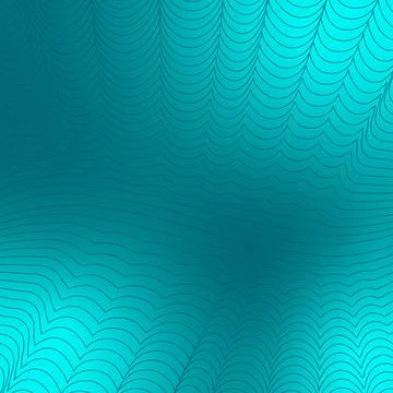 A blue background with a pattern of waves Illustrazione stock