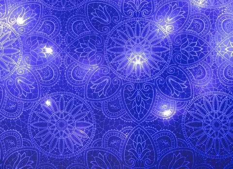 Blue background with patterns and highlights Stock Photos