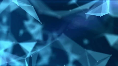 Blue background of the plexus planes Stock Footage 104488775