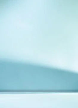 Blue Background for Presentation Abstract Studio Cyan Template Stock Illustration