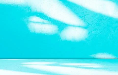 Blue Background for Presentation Abstract Studio Cyan Template Business 写真素材