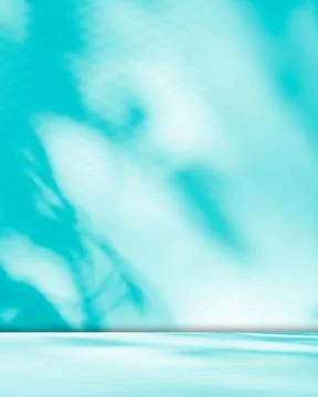 Blue Background for Presentation Abstract Studio Cyan Template Business 写真素材