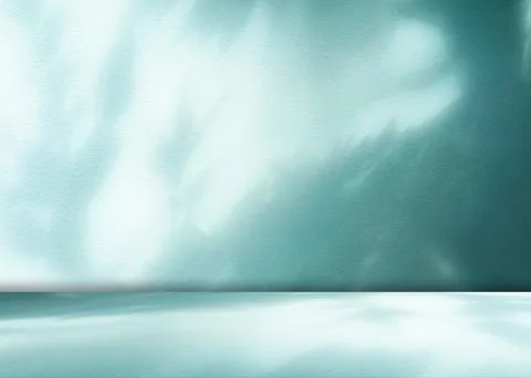 Blue Background for Presentation Abstract Studio Cyan Template Business 스톡 사진