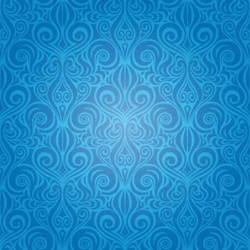 Blue Background repeatable design Stock Illustration