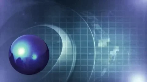 Blue background to represent the news Stock Footage 98578538
