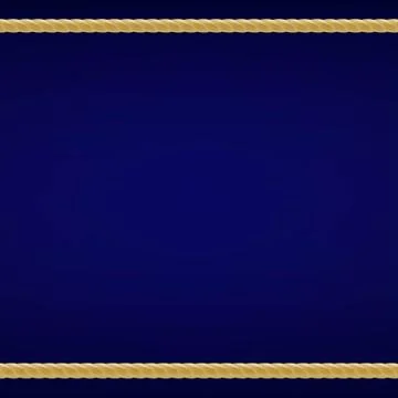 Blue background with rope Stock Illustration