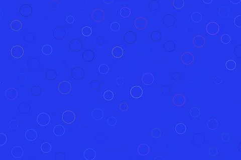 Blue background with scattered circles pattern for design Stock Photos