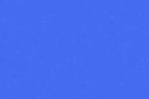 Blue background with small light circles and bubbles Ilustração Stock