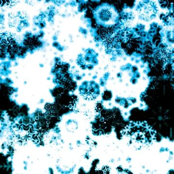 Blue Background with Snowflakes イラスト素材