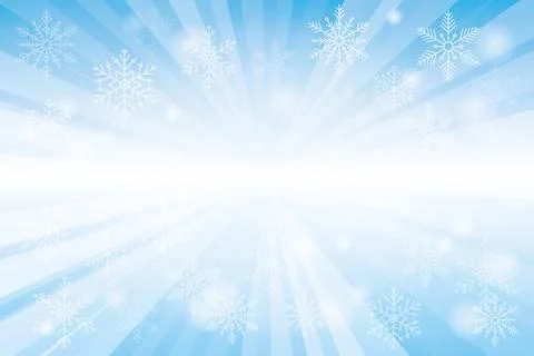 Blue background with snowflakes Stock Illustration