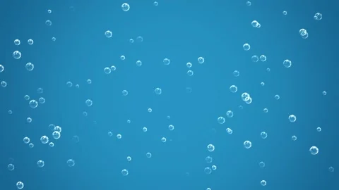Blue background with soft floating clear bubbles, 4k, loop Animation 스톡 동영상 276323884