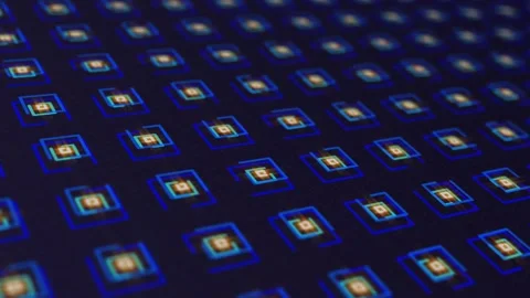 Blue background from square Stock Footage 140512088