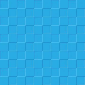 Blue background of square plates. Simple flat design for website design, bann Stock Illustration