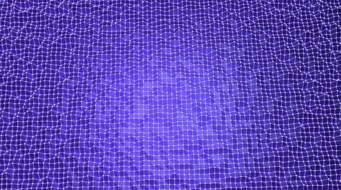 Blue background of squares. Design. Abstraction is like a wave of squares that Stock Illustration