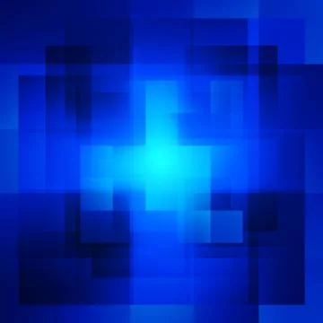 Blue background of squares Stock Photos