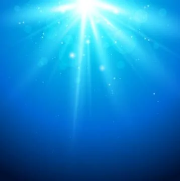 Blue background with sunlight Stock Illustration