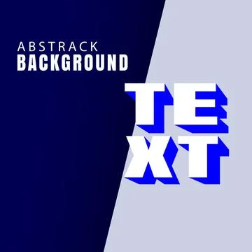 Blue background with text Stock Illustration
