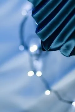Blue background for text with shining lights Stock Photos
