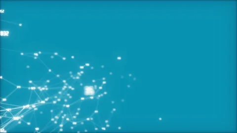 Blue background for text.3d rendered abstract plexus shapes. Connection and web Stock Footage 98218971
