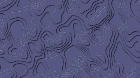 Blue Background on theme geodesy or topography. Abstract topographic background Stock Illustration