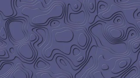 Blue Background on theme geodesy or topography. Abstract topographic background Stock Illustration
