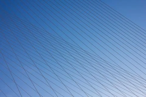 Blue background with thin stripes. Stock Photos