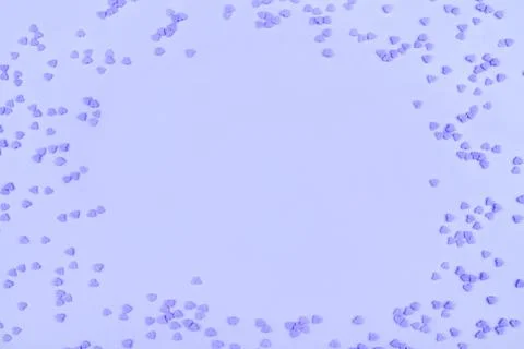 Blue background with tiny hearts. Valentine's day concept. Foto stock