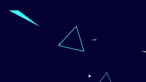Blue background with triangles Stock Footage 231546572