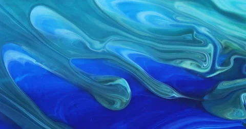Blue background with unique moving streaks of blue, white, lilac tones. Abstract Stock Footage 286365346