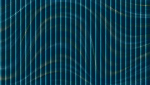 Blue background with vertical lines and glowing curves Stockillustratie