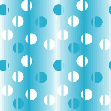 Blue background with vertical stripes and circles Stock Illustration